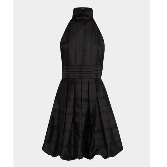 One33 Social Pleated Bubble Halter Mini Dress Size 4 Formal Party Wedding Guest - Picture 1 of 9
